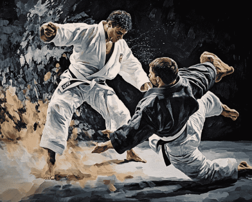 Jiu Jitsu Martial Arts Diamond Painting