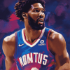 Joel Embiid Basketball Icon Diamond Painting