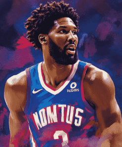 Joel Embiid Basketball Icon Diamond Painting