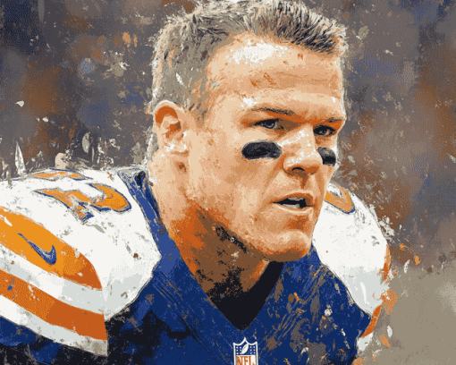 John Elway Iconic Athlete Diamond Painting