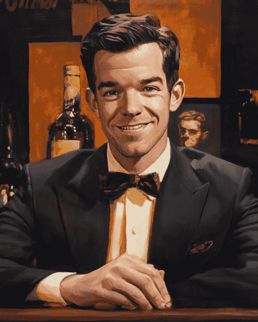 John Mulaney Celebrity Diamond Painting