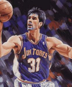 John Stockton Basketball Legend Diamond Painting