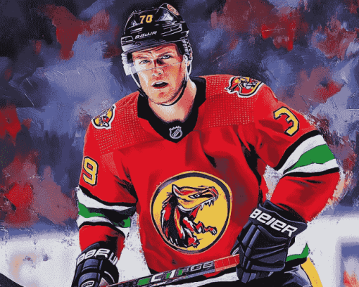 Jonathan Toews Ice Hockey Star Diamond Painting