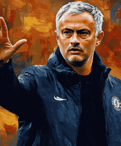 Jose Mourinho Football Icon Diamond Painting