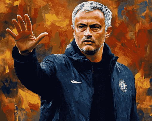 Jose Mourinho Football Icon Diamond Painting