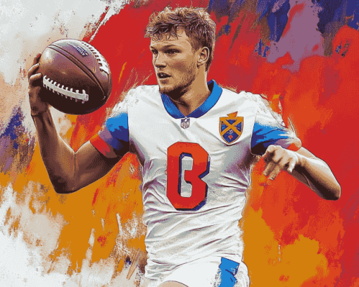 Josh Allen Football Star Diamond Painting