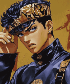 Josuke Higashikata Anime Diamond Painting