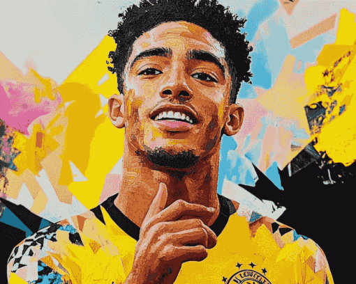 Jude Bellingham Footballer Diamond Painting