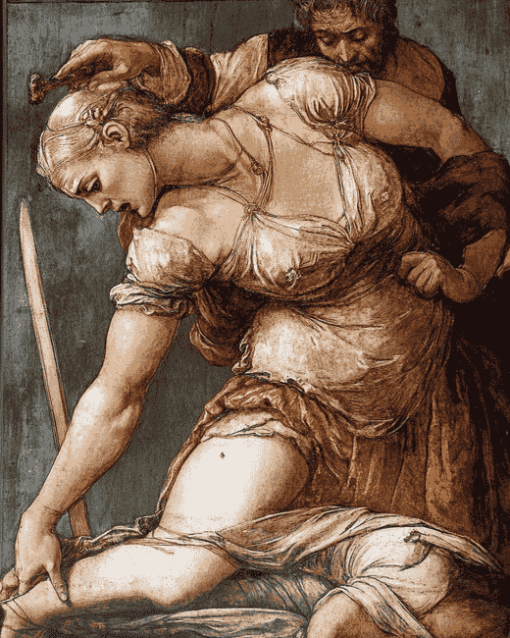 Judith And Holofernes Masterpiece Diamond Painting