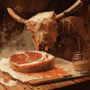 Juicy Tomahawk Feast Diamond Painting