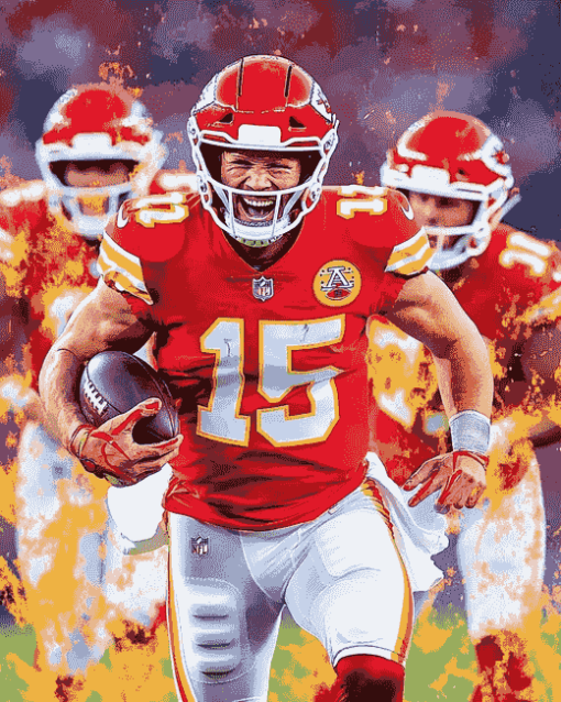 Kansas City Chiefs Football Diamond Painting