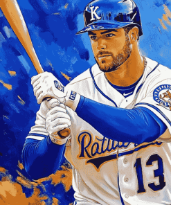 Kansas City Royals Baseball Players Diamond Painting