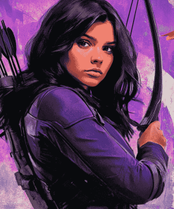 Kate Bishop Superhero Diamond Painting