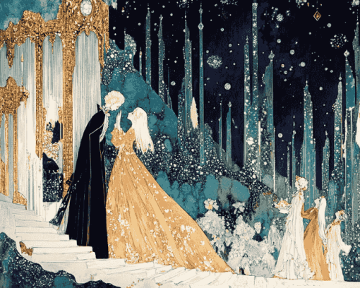 Kay Nielsen Couple Wedding Diamond Painting