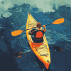 Kayaking Adventure Animation Diamond Painting