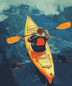 Kayaking Adventure Animation Diamond Painting