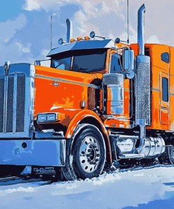 Kenworth Semi Trucks Diamond Painting