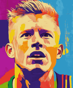 Kevin De Bruyne Pop Art Diamond Painting