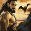 Khal Drago Jason Momoa Diamond Painting