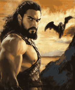 Khal Drago Jason Momoa Diamond Painting