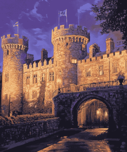 Kilkenny Castle Nightscape Diamond Painting