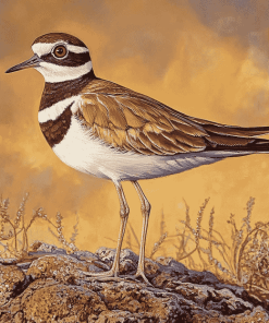 Killdeer Bird Diamond Painting