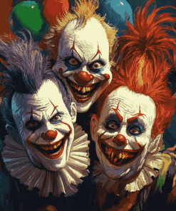 Killer Clowns Animation Diamond Painting