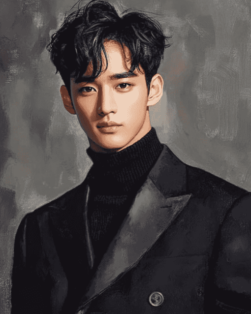 Kim Soo Hyun Celebrity Art Diamond Painting