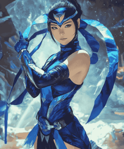 Kitana Anime Diamond Painting