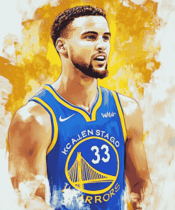 Klay Thompson Basketball Legend Diamond Painting