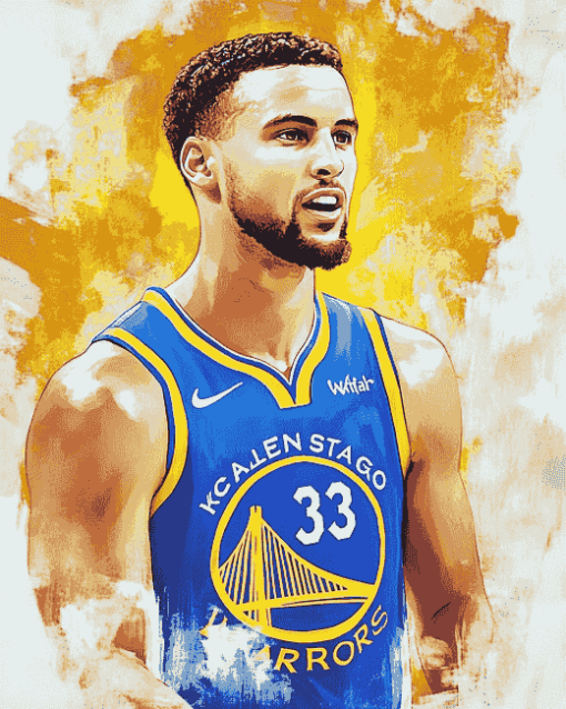 Klay Thompson Basketball Legend Diamond Painting