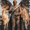 Knife Angel British Icon Diamond Painting