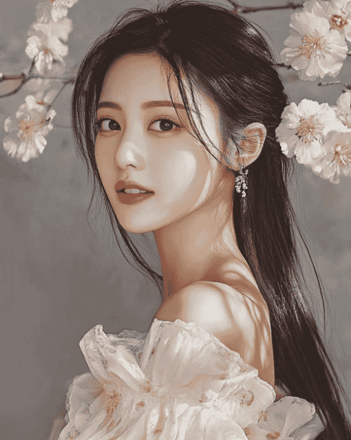 Korean Actress Lu Celebrity Diamond Painting