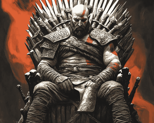 Kratos Game of Thrones Diamond Painting