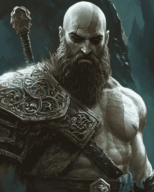 Kratos Mythology Diamond Painting