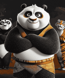 Kung Fu Panda Characters Diamond Painting