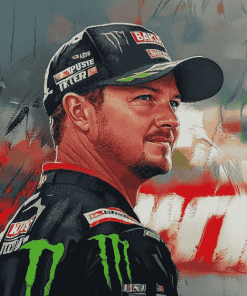 Kurt Busch Racing Legend Diamond Painting