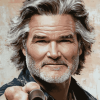 Kurt Russell Iconic Celebrity Diamond Painting