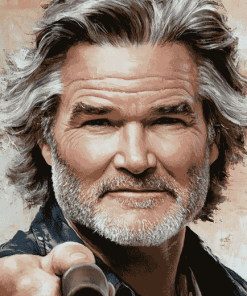 Kurt Russell Iconic Celebrity Diamond Painting