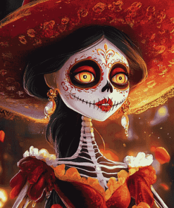 La Muerte Animation Diamond Painting