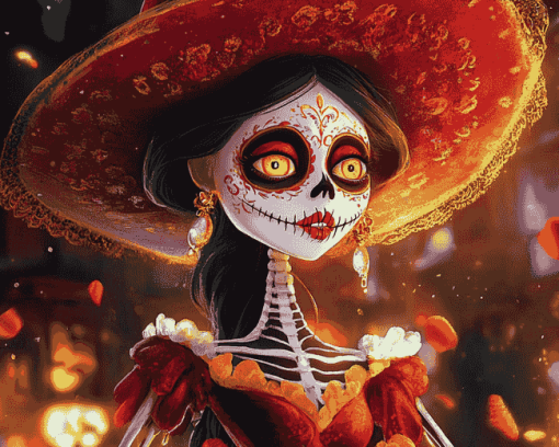 La Muerte Animation Diamond Painting