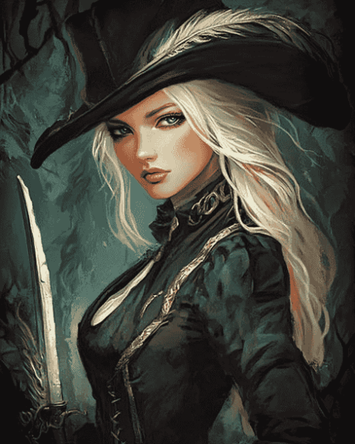 Lady Maria Fantasy Diamond Painting