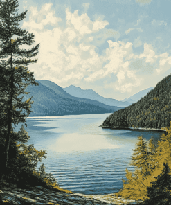 Lake Burton Scenic Views Diamond Painting