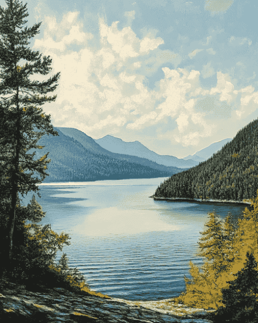 Lake Burton Scenic Views Diamond Painting