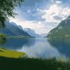 Lake Idro Scenic Views Diamond Painting