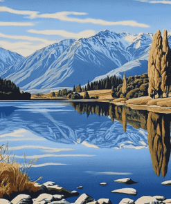 Lake Wanaka National Park Diamond Painting