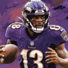 Lamar Jackson Sports Diamond Painting