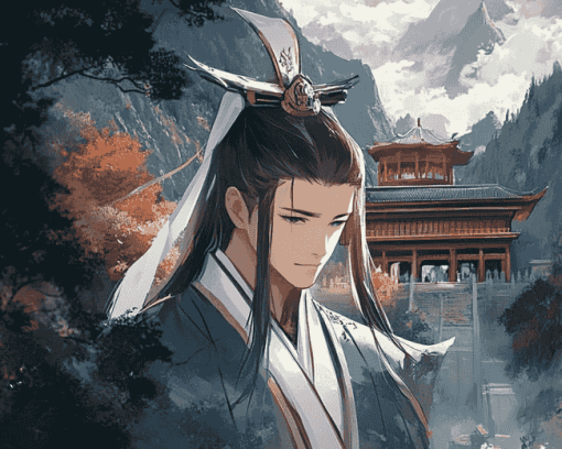 Lan Zhan Anime Diamond Painting