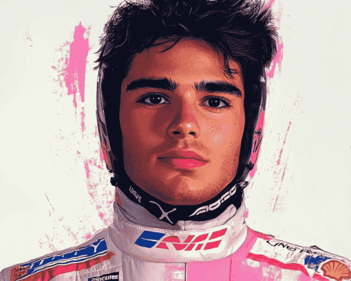 Lance Stroll Racing Legend Diamond Painting