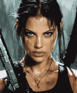 Lara Croft Adventure Series Diamond Painting